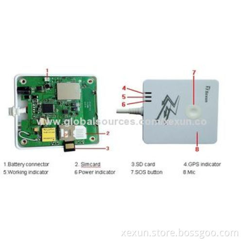 Waterproof Car GPS Tracking Device XT011 with Free APP, 850/900/1,800/1,900MHz Frequency